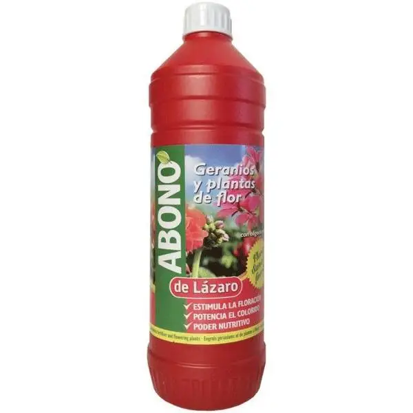 Abono Geranios y Plantas de Flor 750 ml LAZARO