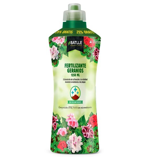 Fertilizante Geranios BATLLE 1250 ml