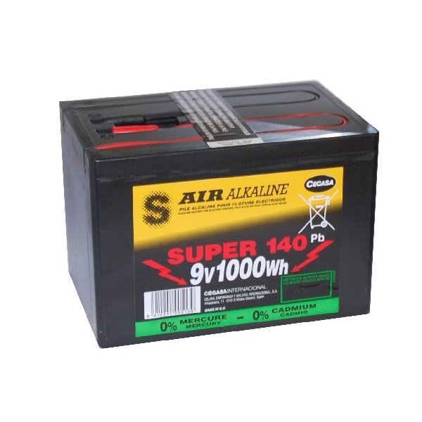 PILA ALCALINA  9 V 1000 WH PARA PASTOR  ELECTRICO